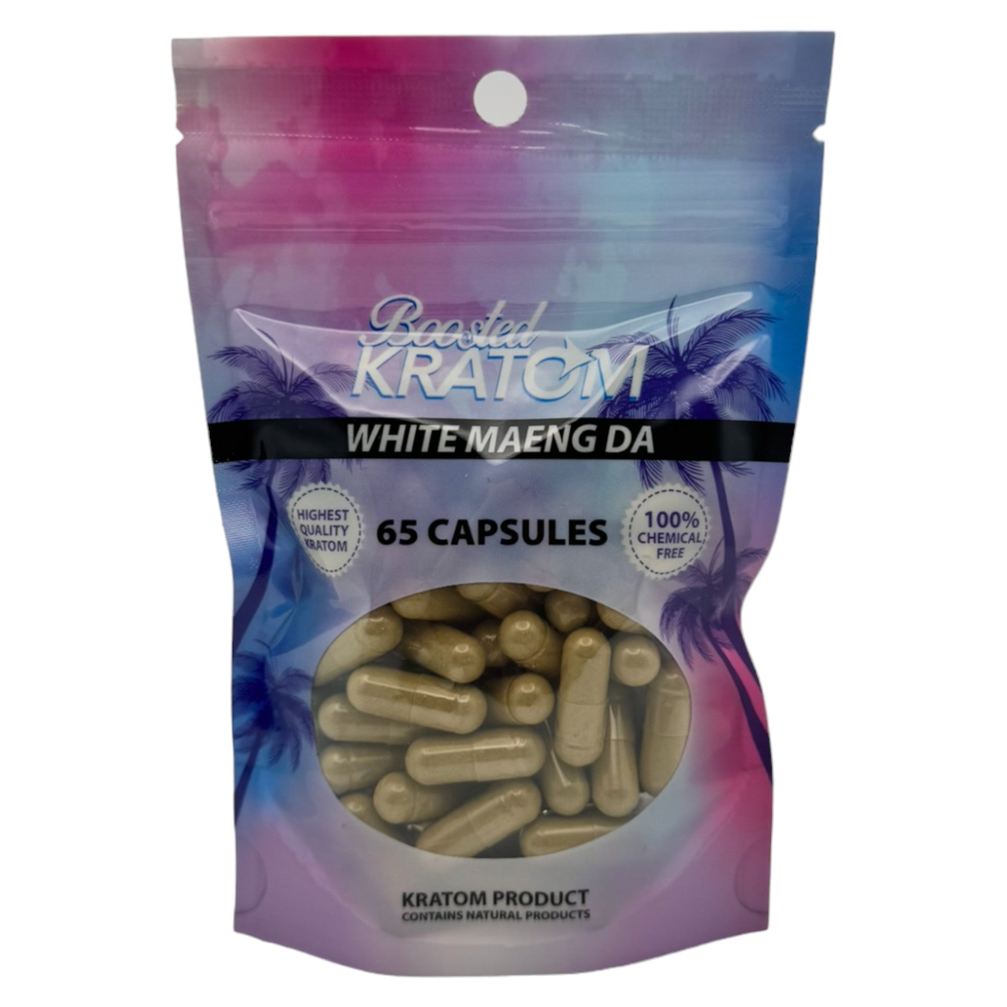 Boosted Kratom 65 Capsules (MSRP $19.99)