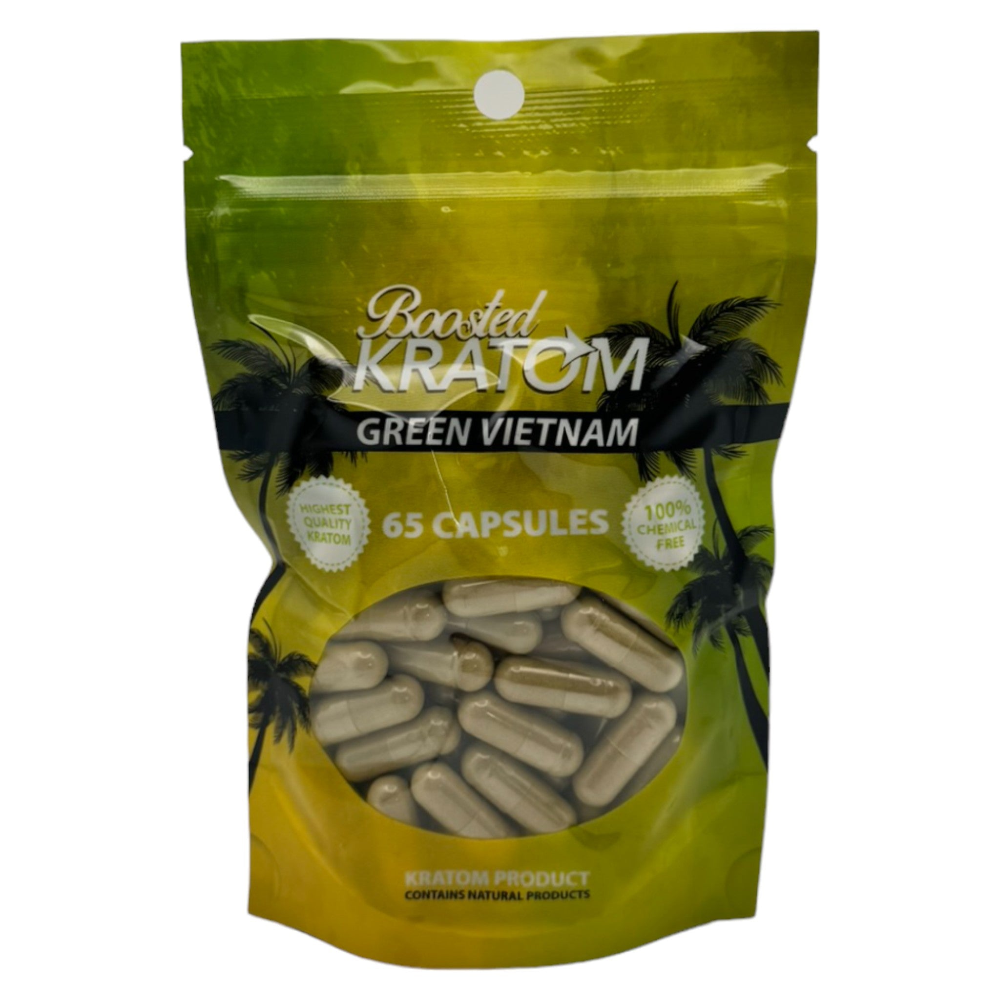 Boosted Kratom 65 Capsules (MSRP $19.99)