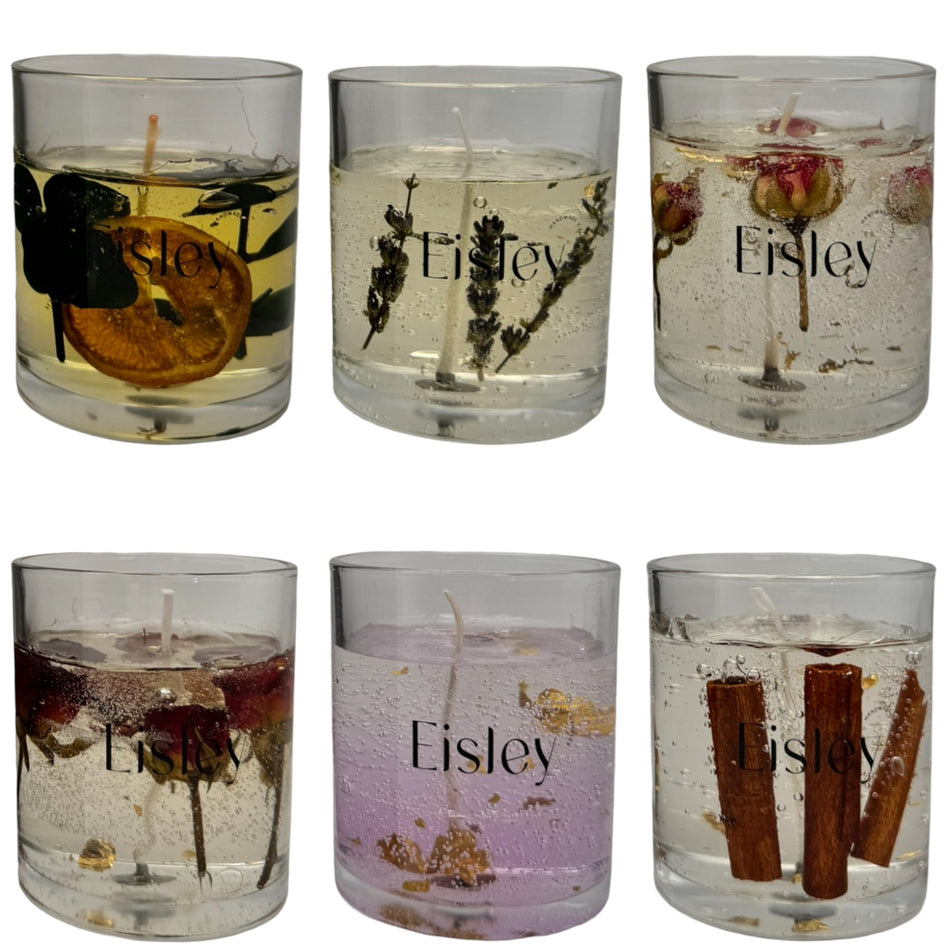 Eisley 8oz Hand Made Gel Candles (MSRP $11.99)