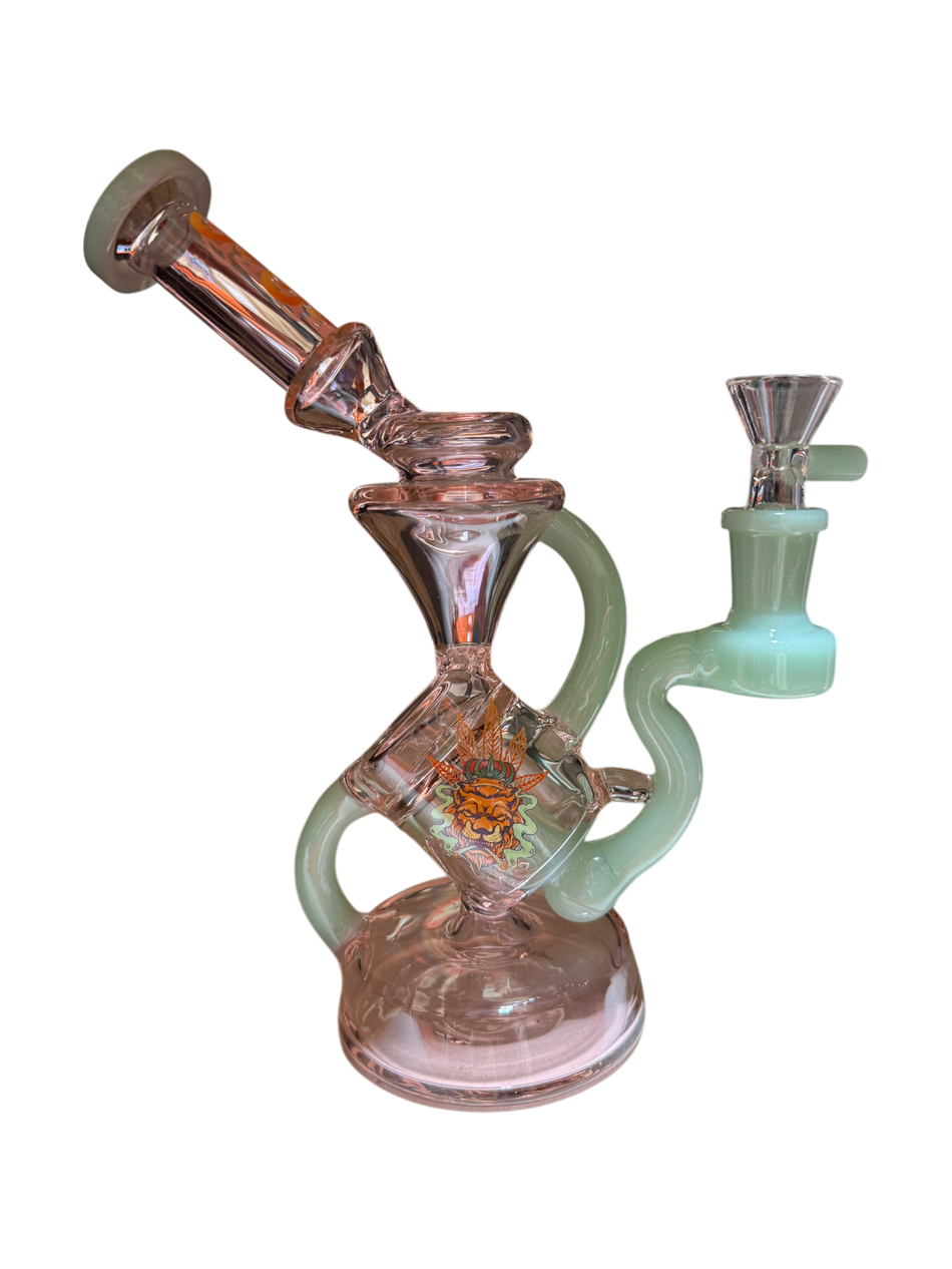 9" BaBa Glass Water Pipe (ZL15)