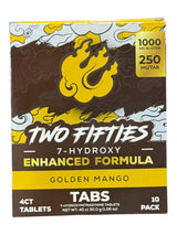 Straight Heat Two Fifties 7-Hydroxy Tablets 250mg - 4 Pack / Display of 10