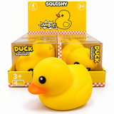 Duck Jumbo Squeeze Squishy Toy - Display of 4