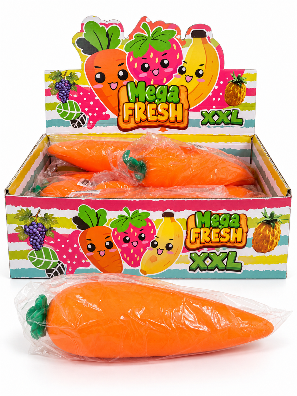 Mega Fresh XXL Jumbo Squishy Toy - Display of 8