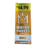 Mister Sweets HHC Prerolls Prepriced $14.99 - Pack of 2 / Display of 15