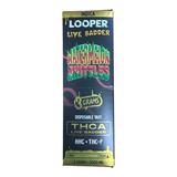 Looper Live Badder THC-A HHC THC-P Disposable 3G - Display of 5 (MSRP $29.99 Each)