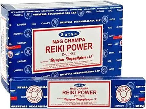 Satya Nag Champa Incense Sticks 15g Box - Display of 84