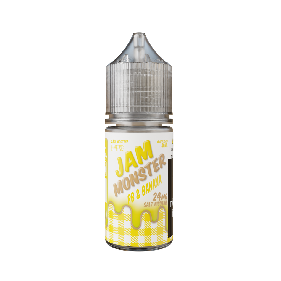PB & Jam Monster Synthetic Nicotine Salt  E-Liquid 30mL (MSRP $19.99)