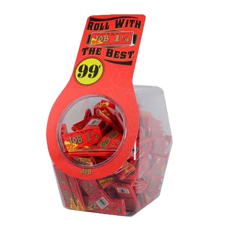 JOB Rolling Paper 1 1/4" (Orange) - Display of 100