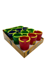 Jumbo Butt Bucket Extinguishing Ashtray Mix Color 12ct Display (MSRP $6.99)
