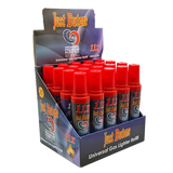 Just Butane 11x Mini Universal Gas Lighter Refill 18mL - Display of 20 (MSRP $6.99 Each)