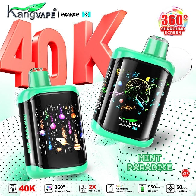 Kangvape Heaven X 40K Puffs 20mL Disposable Vape - Display of 5