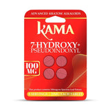 Kama 7-Hydroxy + Pseudo Chewable 100mg Tablets (4ct) - Display of 10 (MSRP $24.99 Each)