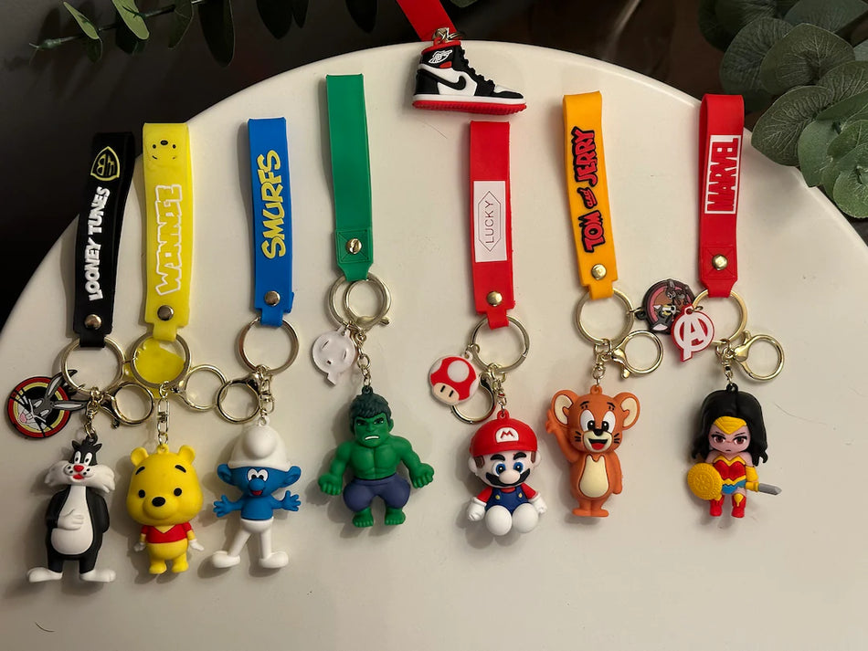Character Keychain 3D Rubber Bucks Design A146