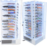 4 Side LED Turntable Knives Display - Display of 32