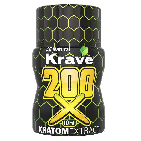 Krave Kratom Extract Shots 24ct Display 200X (MSRP $21.99ea)