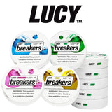 Lucy Breakers Nicotine Pouches - 15 Pouches Per Can / Sleeve of 5 Cans (MSRP $6.99 Each)