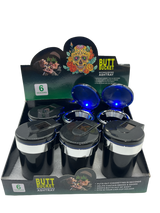 LED Solar Charging Butt Bucket Ashtray 6CT Display (MSRP $12.99ea)