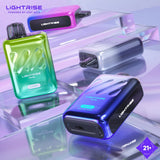 LIGHTRISE TB 18K Disposable Vape - Display of 5 (MSRP $19.99 Each)