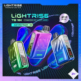 LIGHTRISE TB 18K Disposable Vape - Display of 5 (MSRP $19.99 Each)