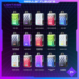 LIGHTRISE TB 18K Disposable Vape - Display of 5 (MSRP $19.99 Each)