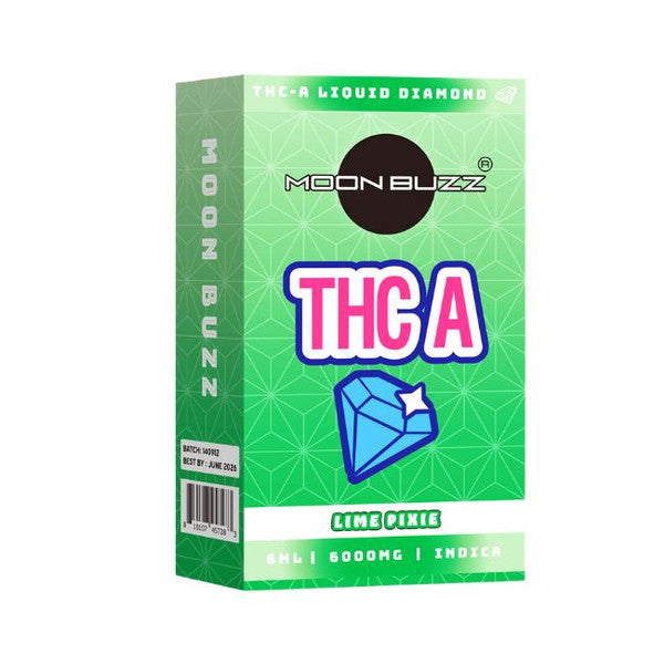 Moon Buzz THC-A Liquid Diamond 6mL 6000g Disposable - Display of 5 (MSRP $29.99 Each)