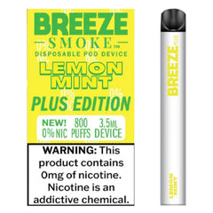 Breeze Plus Edition 0% Nicotine - Display of 10 (MSRP $9.99 Each)