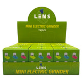 Lens Mini Electric Grinder Green 12ct Display (MSRP $12.99ea)