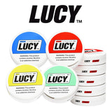 Lucy Nicotine Pouches - 15 Pouches Per Can / Sleeve of 5 Cans (MSRP $6.99 Each)
