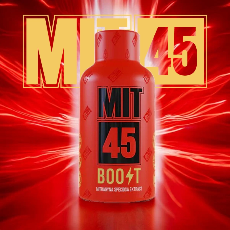 MIT45 Boost 15mL Kratom Extract Shot - Display of 12 (MSRP $12.99 Each)