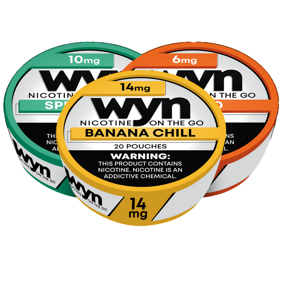 WYN Nicotine Pouches - Sleeve of 5 (MSRP $5.99 Each)