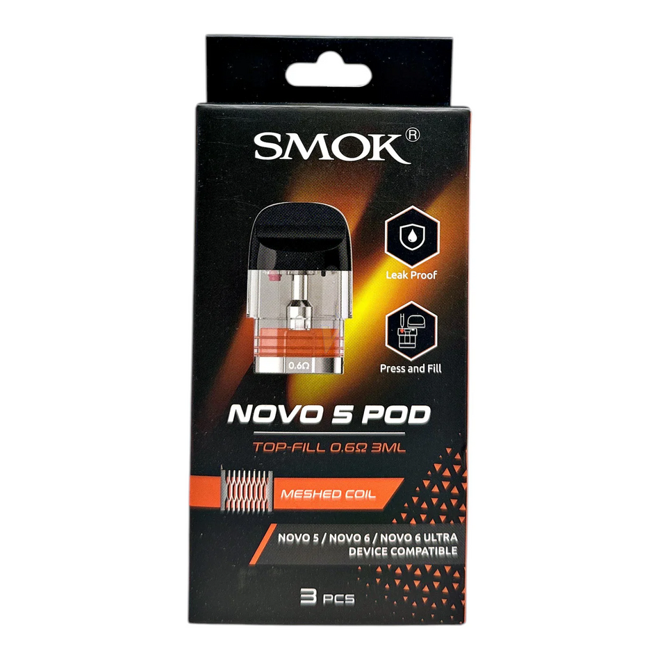 SMOK Novo 5 3mL Replacement Pod - Pack of 3