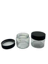 Medium Wide Glass Jars With Childproof Lid 24CT (MSRP $1.99ea)
