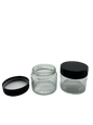 Medium Wide Glass Jars With Childproof Lid 24CT (MSRP $1.99ea)