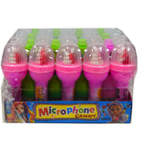 Kids Boom Music Microphone Candy Toy - Display of 12 (MSRP $4.99 Each)