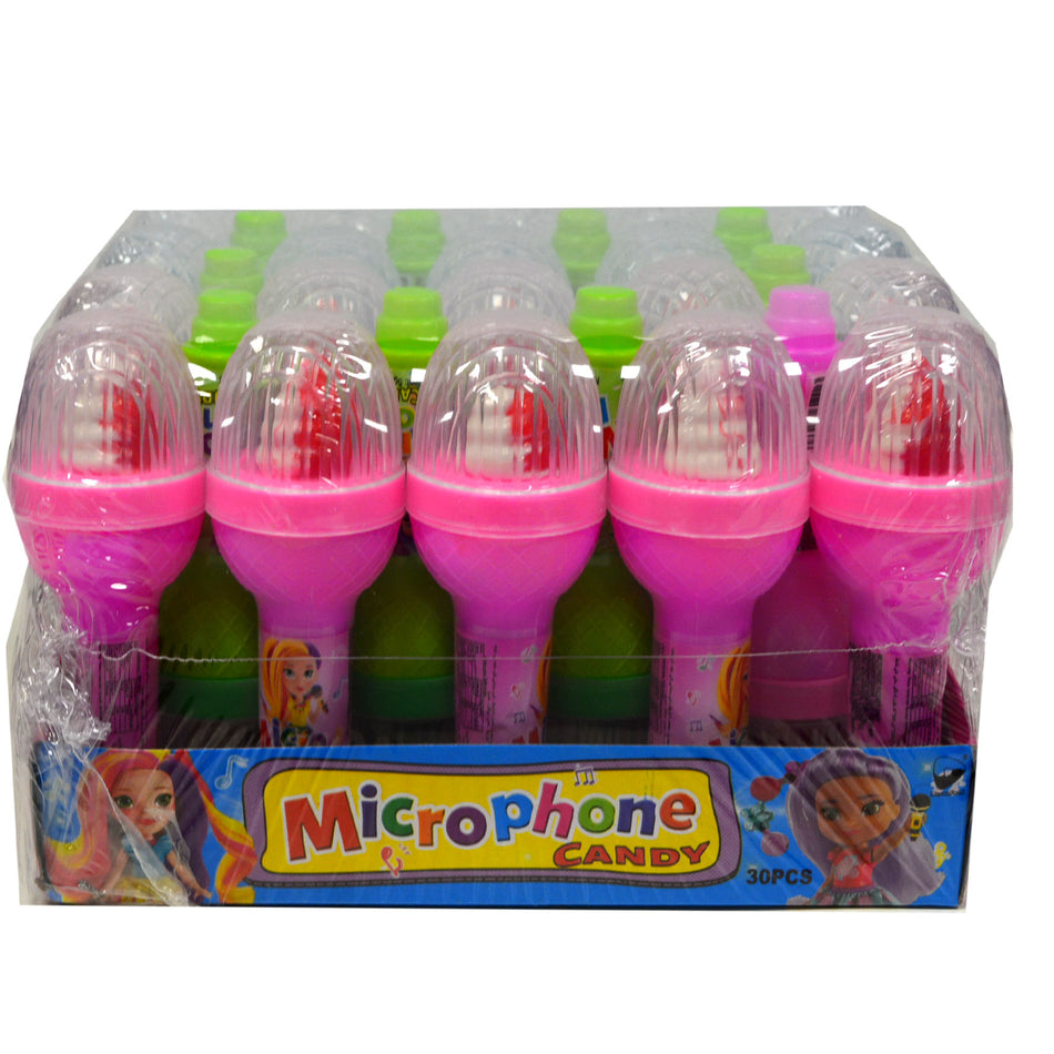 Kids Boom Music Microphone Candy Toy - Display of 12 (MSRP $4.99 Each)