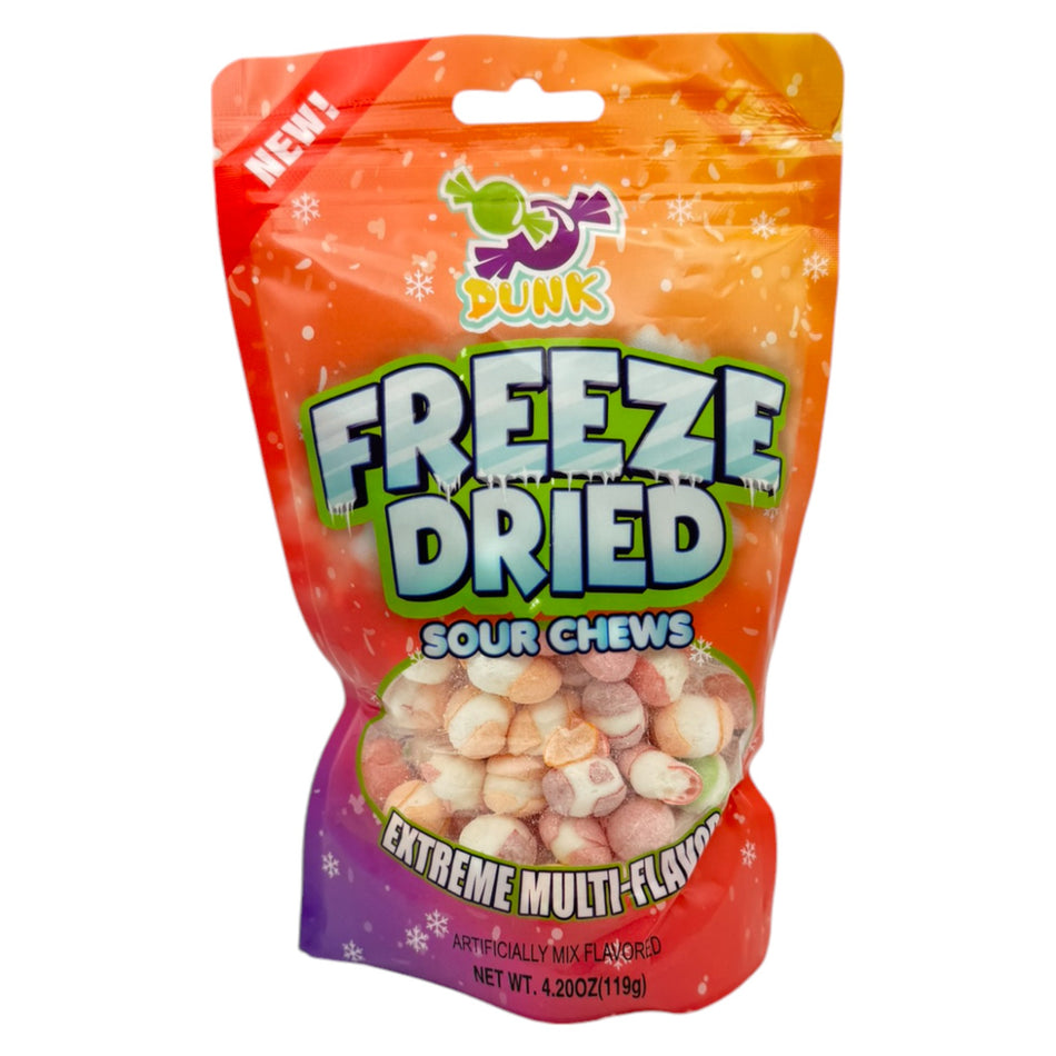 Dunk Freeze Dried Candy 4.2oz Extreme Flavor Bag (MSRP $6.99ea)