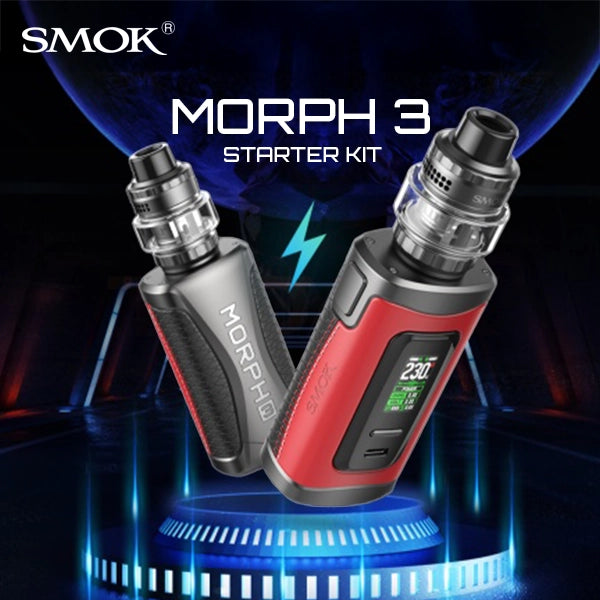 SMOK Morph 3 Dual 18650 With 5mL T-Air Subtank Starter Kit (MSRP $84.99)
