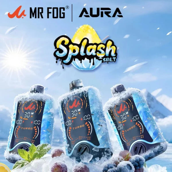 Mr Fog Aura 60K Puffs 26mL Disposable Vape - Display of 5