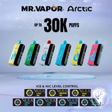 Mr. Vapor Arctic 30K Puffs Disposable Vape - Display of 5 (MSRP $29.99 Each)