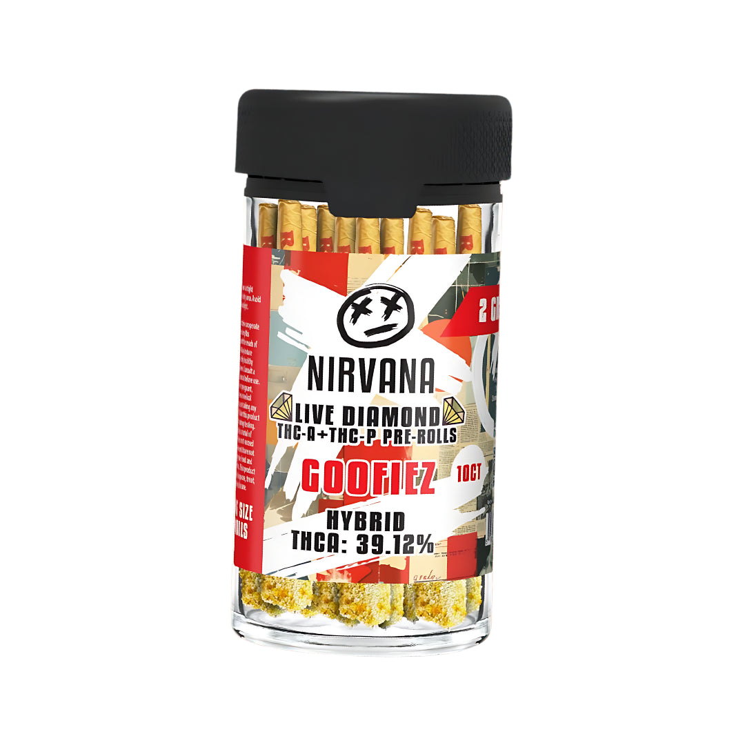 Nirvana Live Diamond THC-A 2G Pre-Rolls 10ct