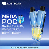 Lost Mary Nera Fullview 70K Puffs 24mL Disposable Pod - Display of 5 (MSRP $19.99 Each)