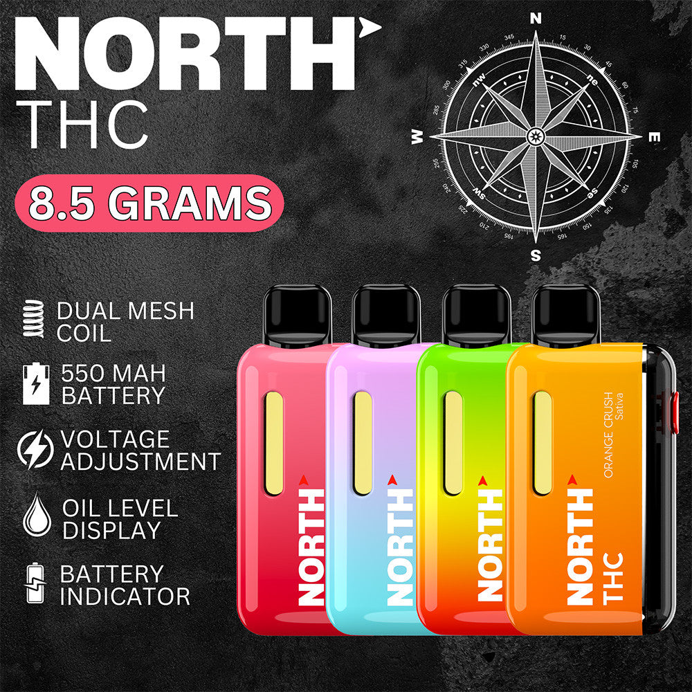 North THC Liquid Diamonds Disposable 8.5G 5ct Display (MSRP $39.99)