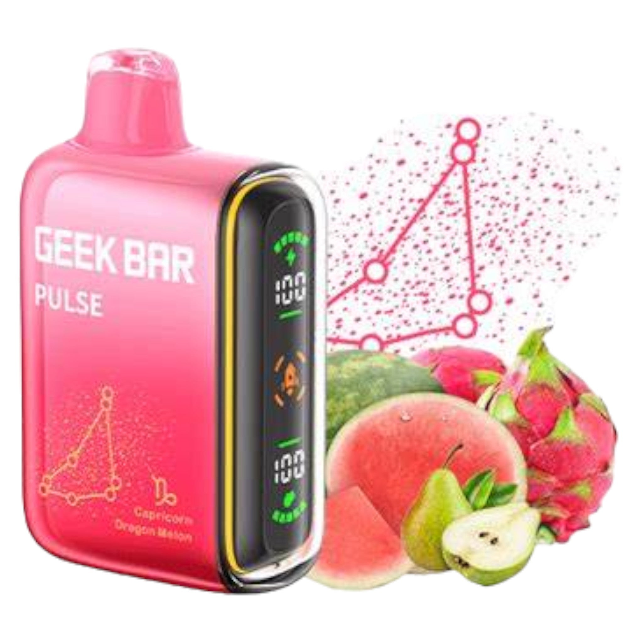 Geek Bar Pulse 15K Puffs Disposable Vape - Display of 5 (MSRP $29.99 Each)