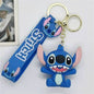 Character Keychain 3D Rubber Stitch Design A06