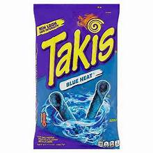 Takis Blue Heat 280.7g - Display of 14 (MSRP $4.99 Each)