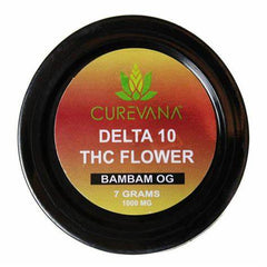 Curevana Delta 10 Flower 7g Jar (MSRP $24.99)