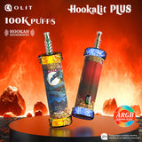 Olit Hookalit Plus 100K Puffs Disposable Hookah - Display of 5