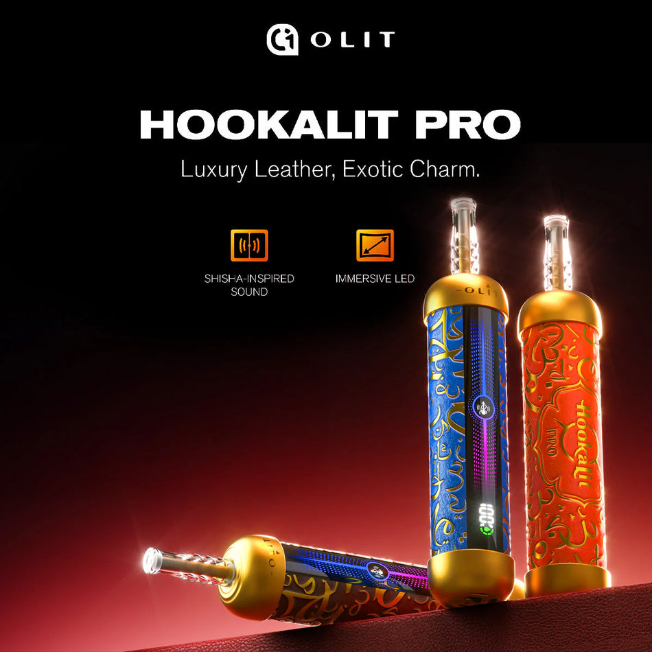 Olit Hookalit Pro 60K Puffs 30mL Disposable Hookah Vape - Display of 5 (MSRP $24.99 Each)