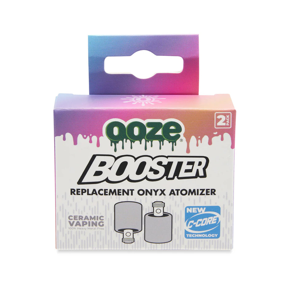 Ooze Booster Replacement Onyx Atomizer - Pack of 2 (MSRP $17.99)