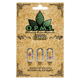 OPMS Kratom Gold Capsules - Display of 10 (MSRP $19.99 - $39.99 Each)